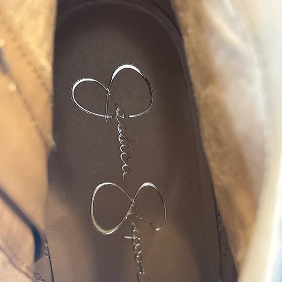 Jessica Simpson Plaid Wedge Ankle Boots – Pointed Toe Booties – Women’s Size 9 - Picture 10 of 10